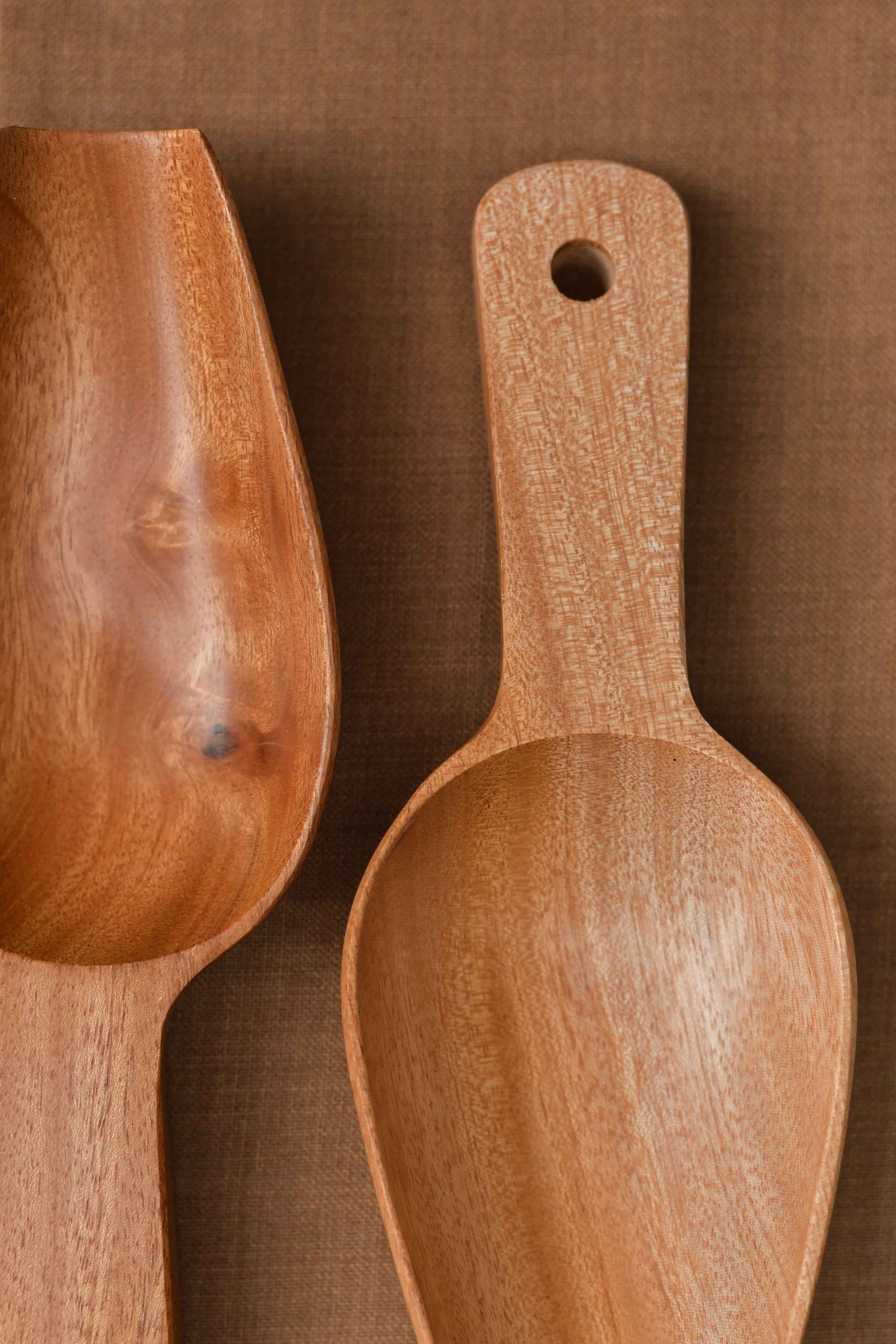 Neem Wood Flour Spoons - Set of 2