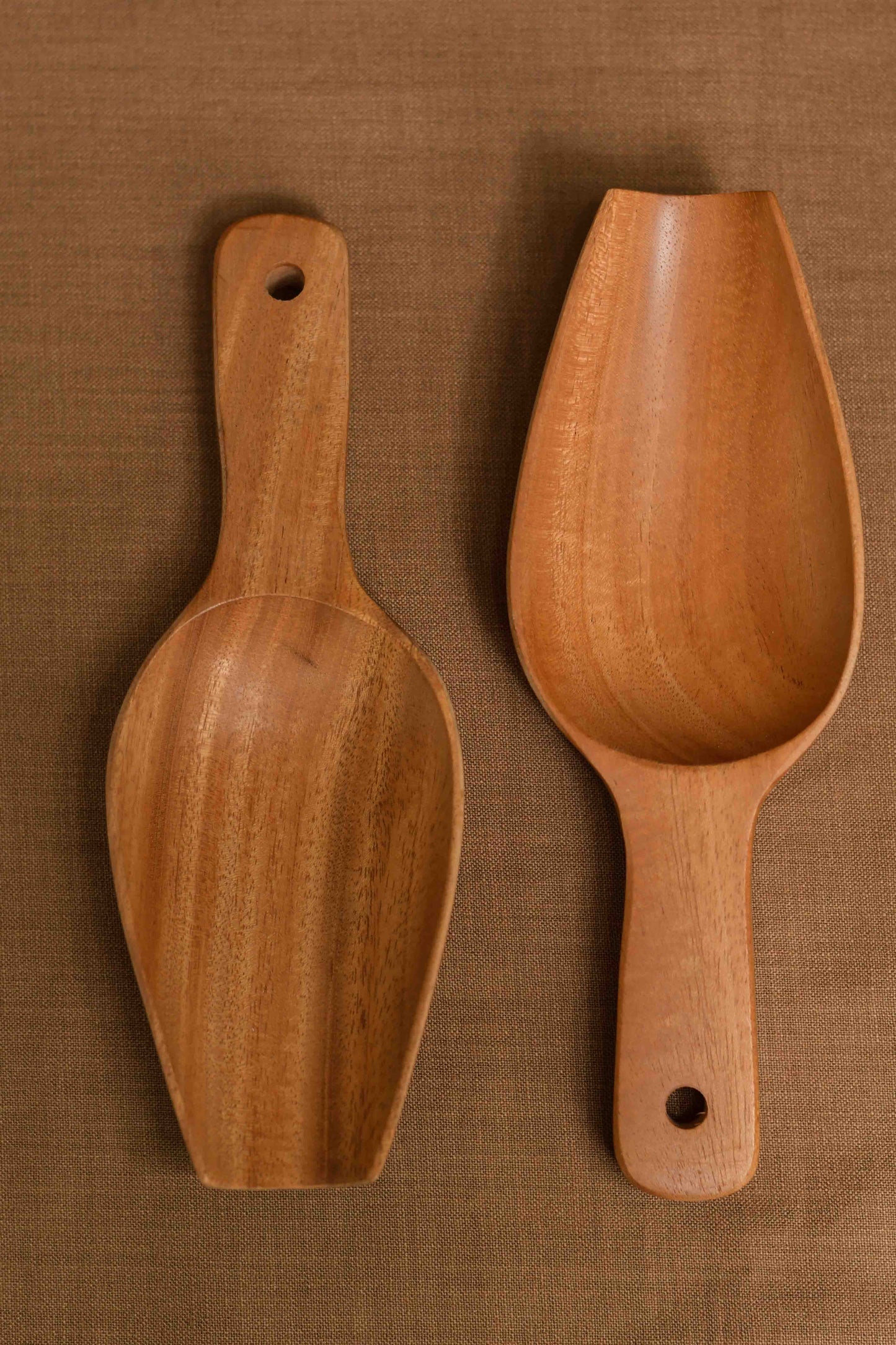 Neem Wood Flour Spoons - Set of 2