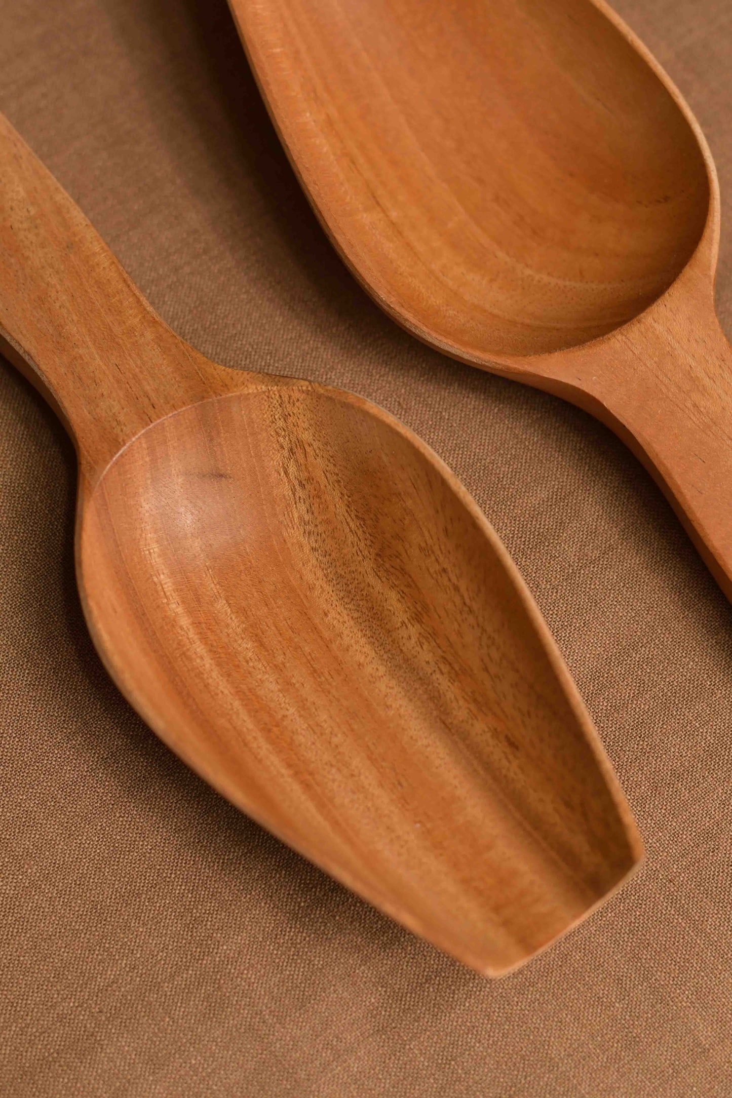 Neem Wood Flour Spoons - Set of 2