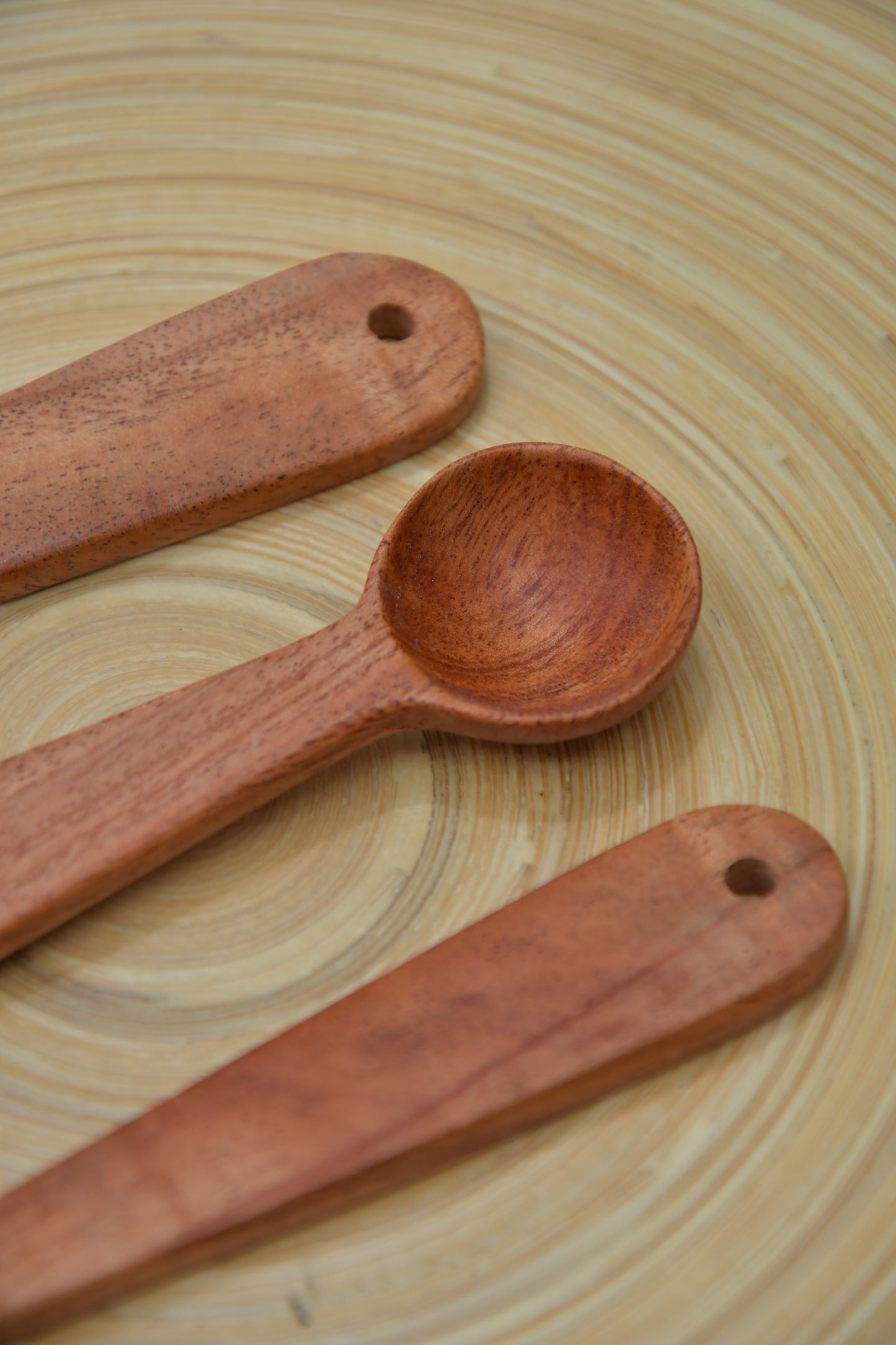 Neem Wood Measuring Spoons - Set of 4