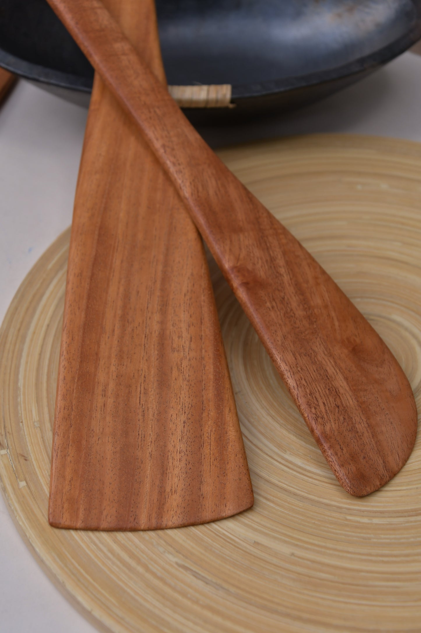 Neem Wood Spatula - Set of 2