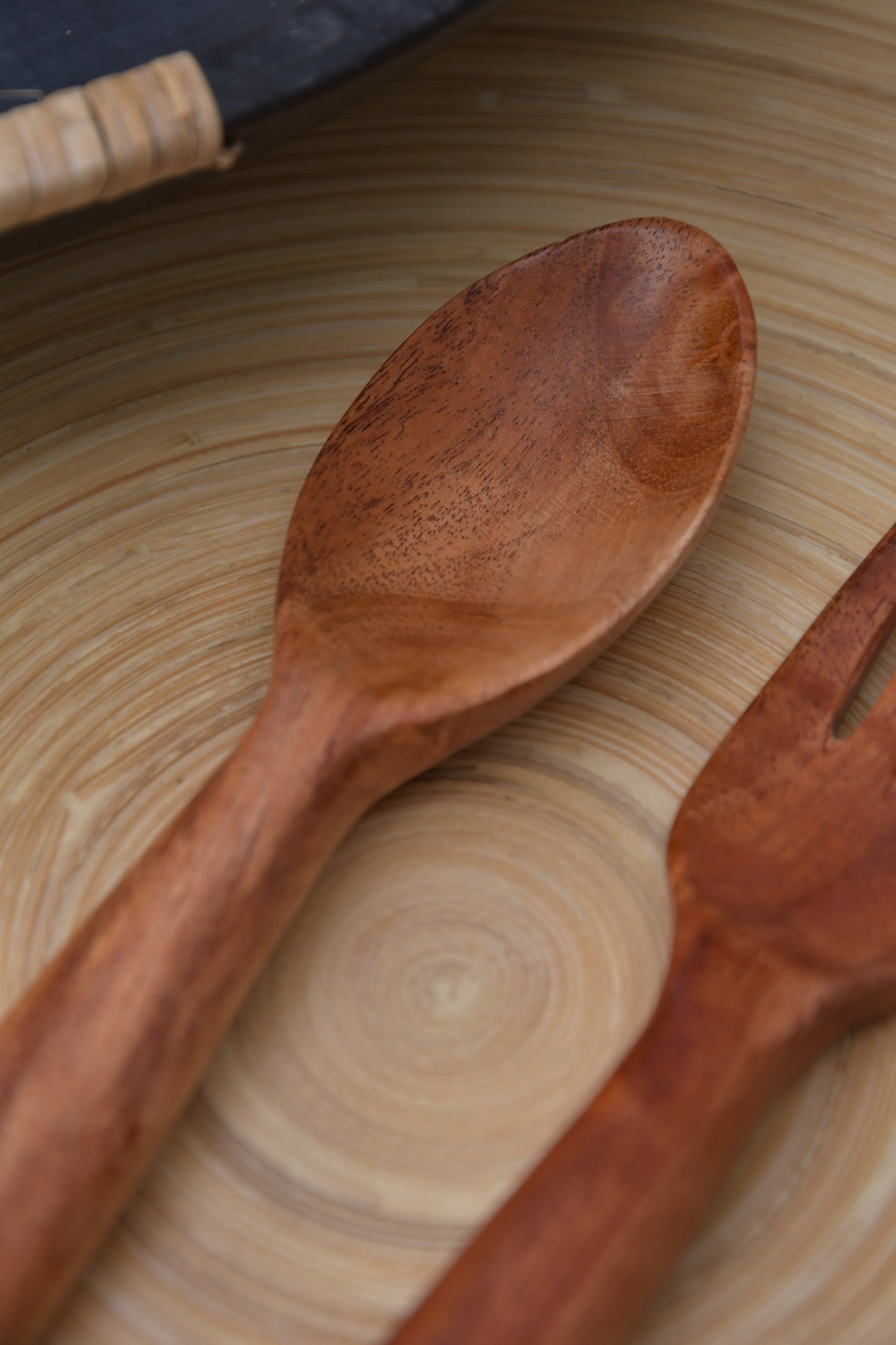 Neem Wood Spoon & Fork - Combo