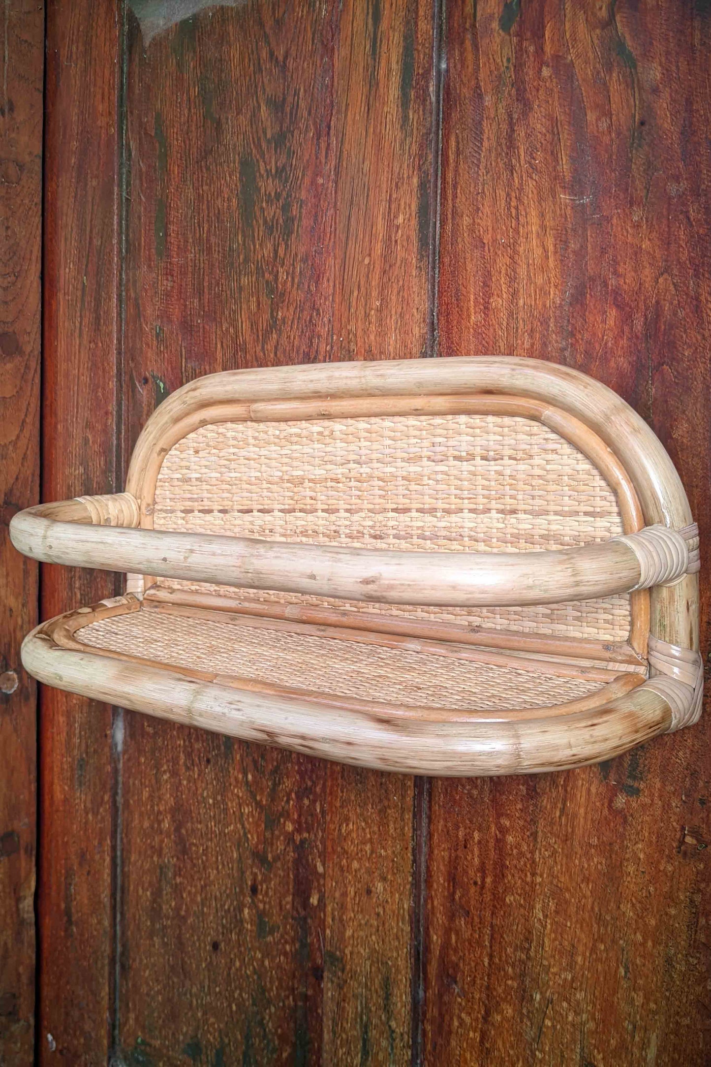 Tebu Rattan Wall Shelf