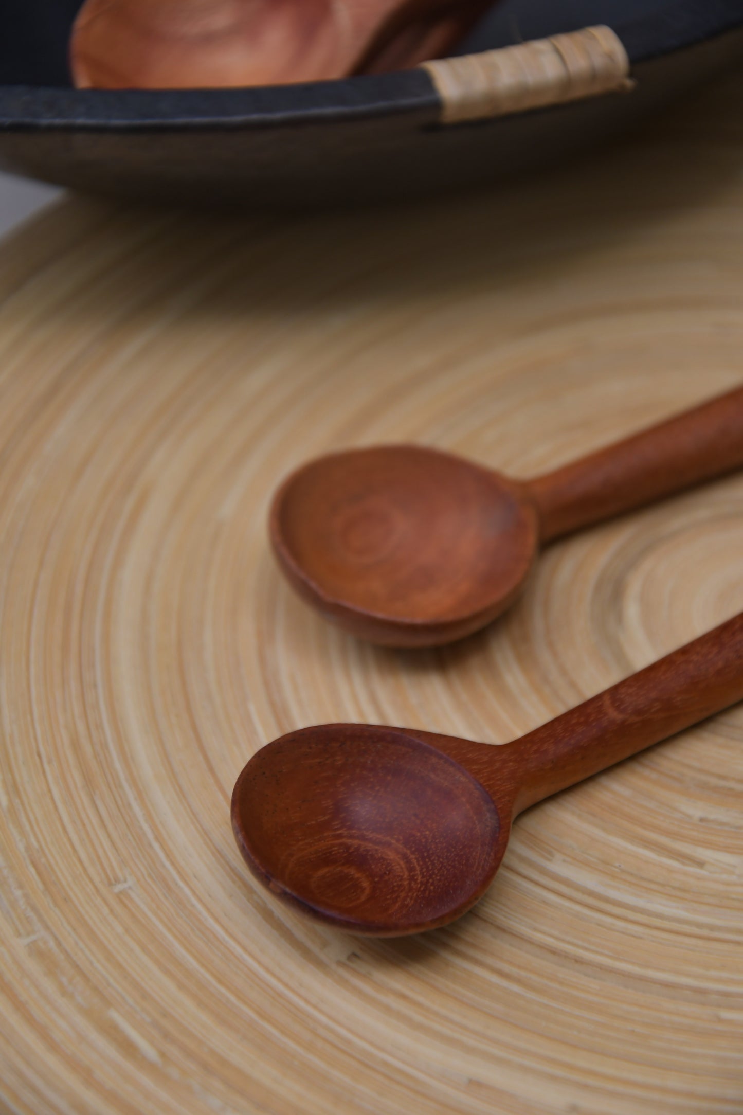 Neem Wood Long Spoons - Set of 2