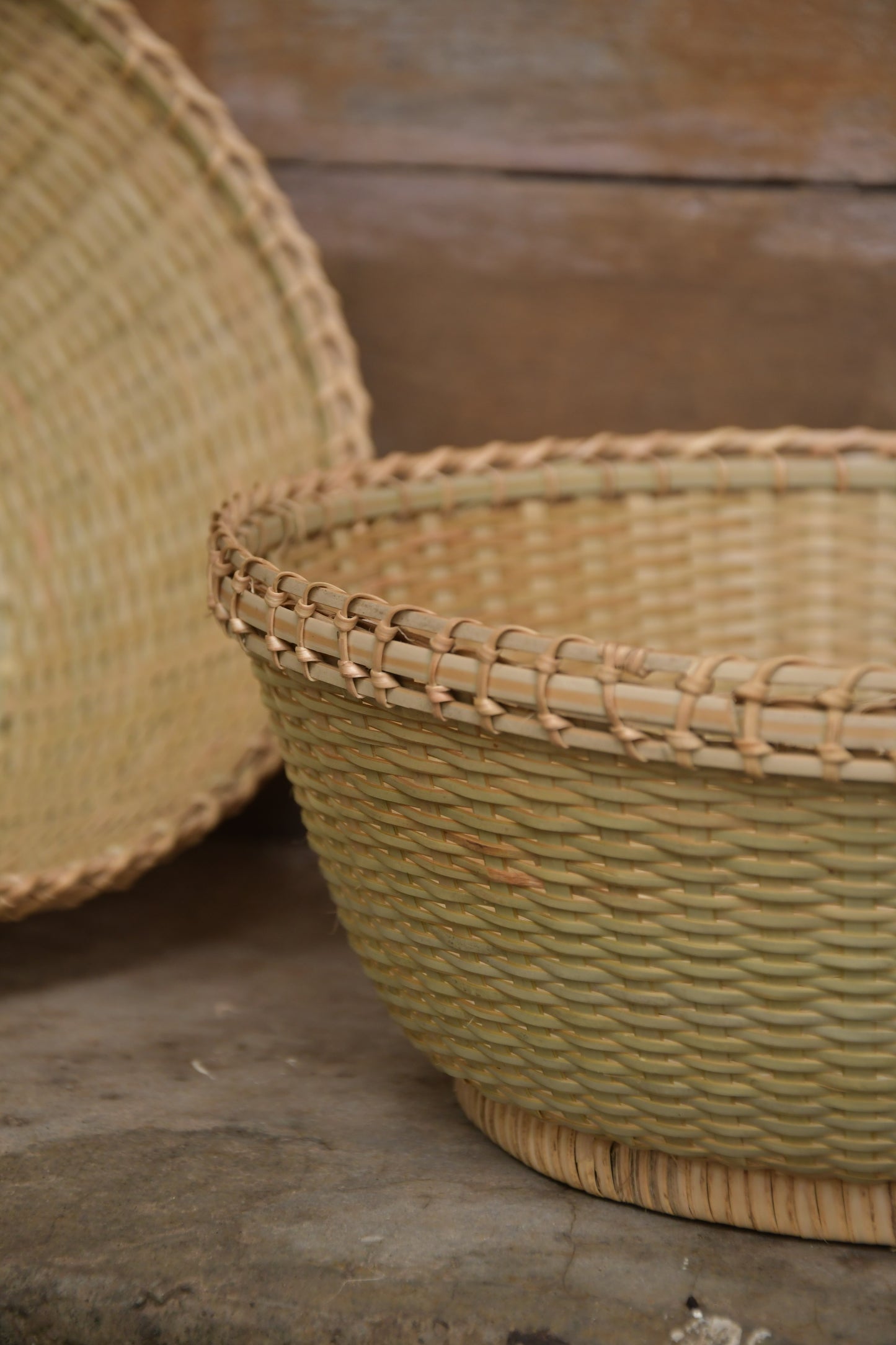 Nongpoh round basket