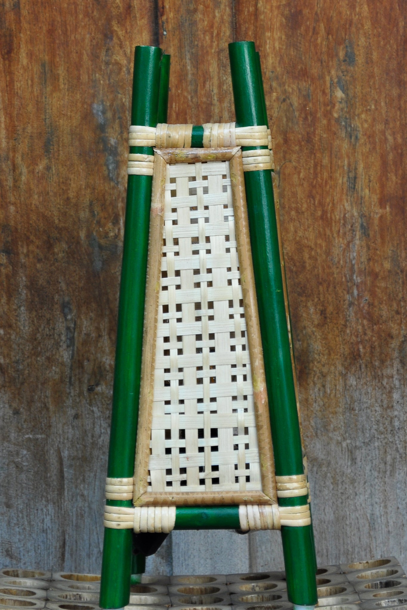 Golden Woods Bamboo Table Lamp - Green Natural