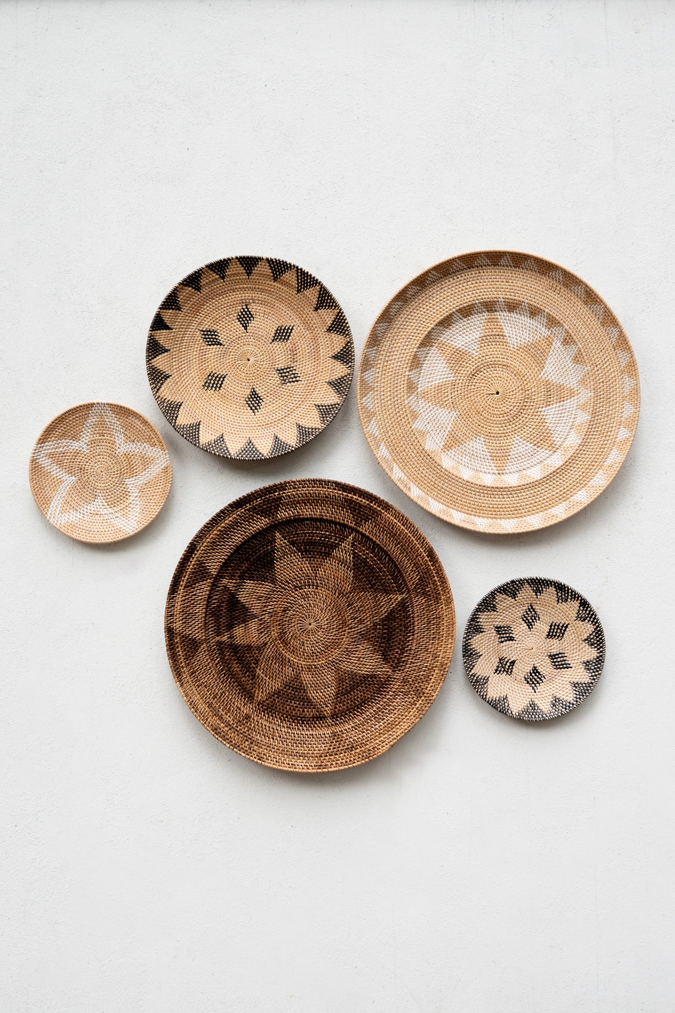 Midori wall decor plates Set of 5