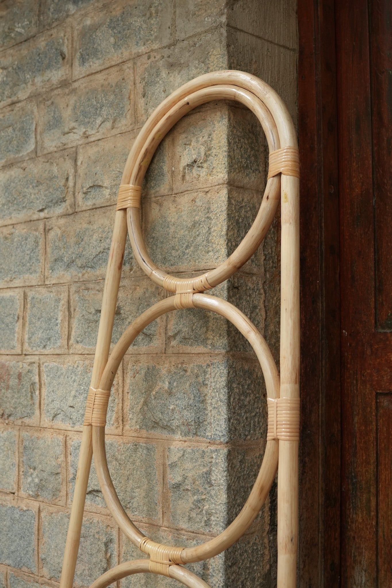 Cane Circular Ladder - Clothes Rack