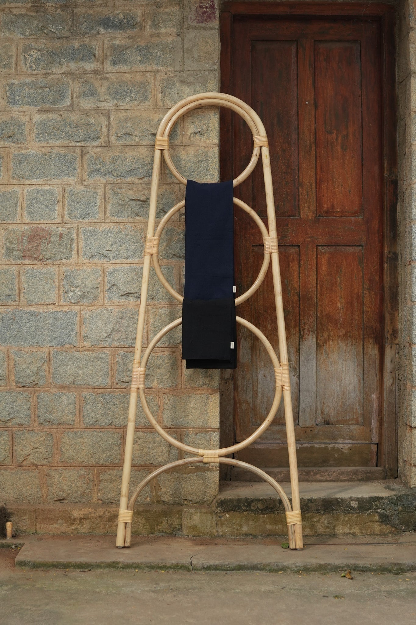 Cane Circular Ladder - Clothes Rack – Bamboopecker