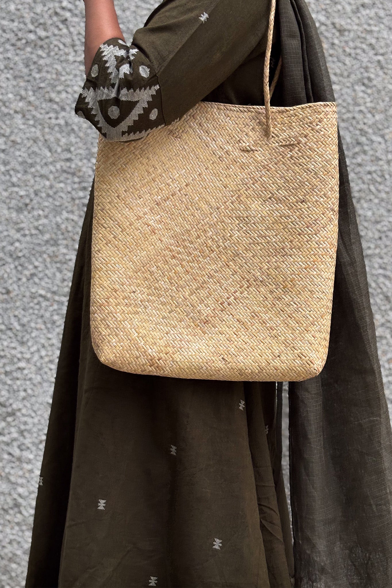 Midori Bamboo Handbag - Natural