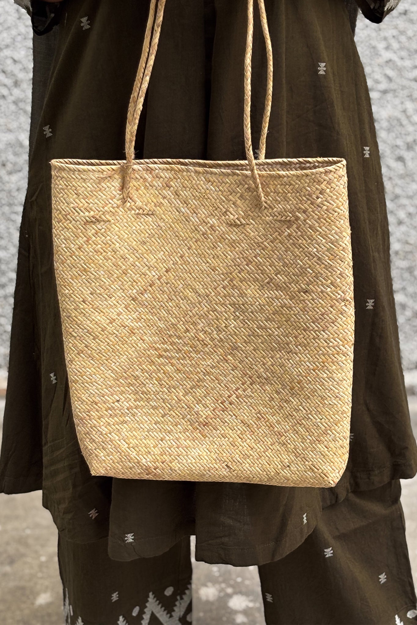 Midori Bamboo Handbag - Natural