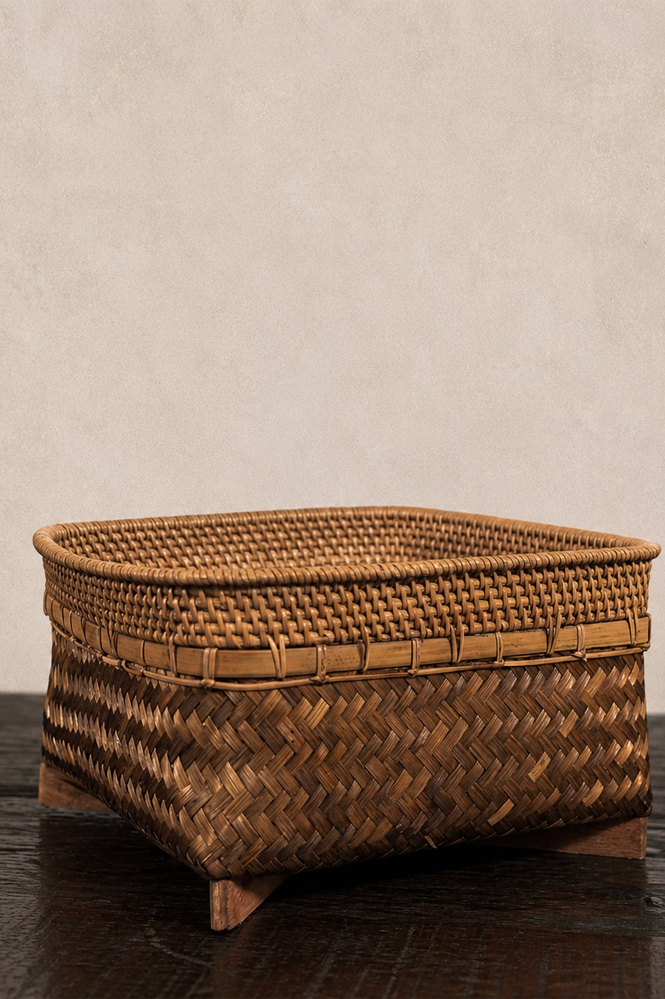 Midori Square Bamboo Basket