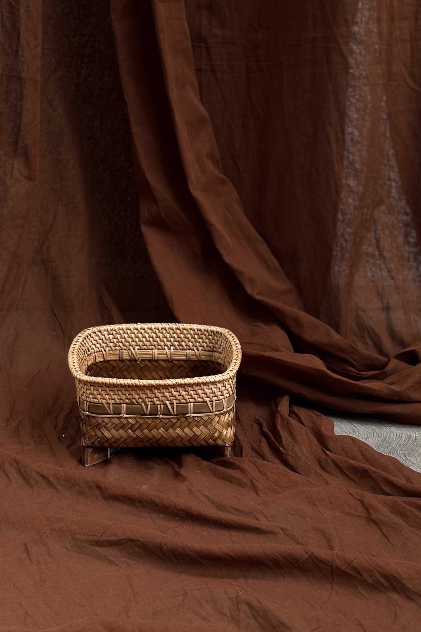 Midori Square Bamboo Basket