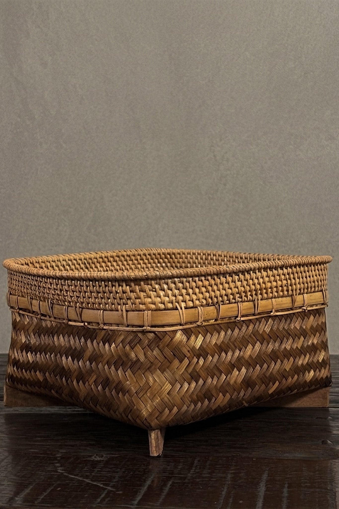 Midori Square Bamboo Basket