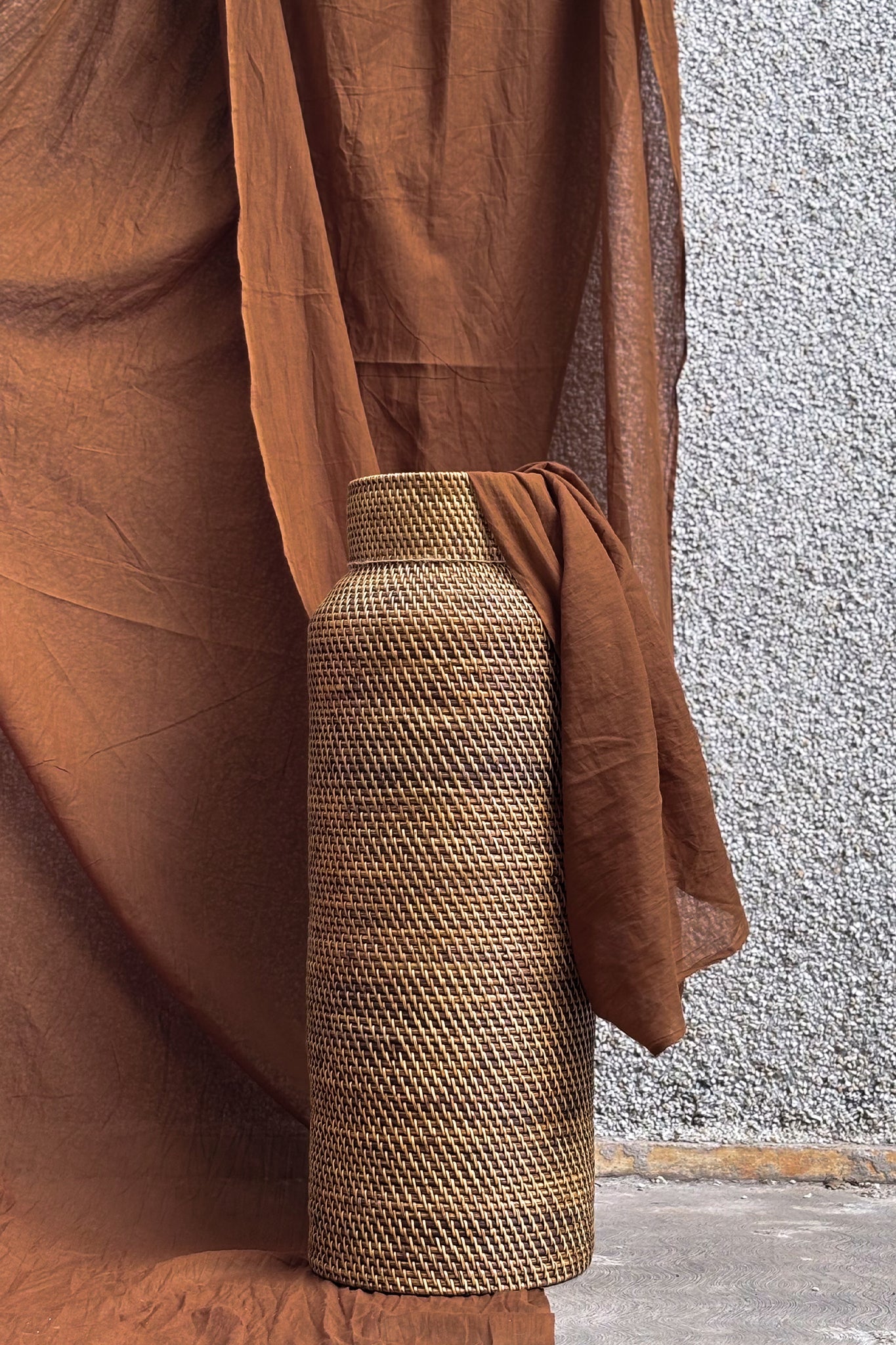 Midori Rattan Vase M
