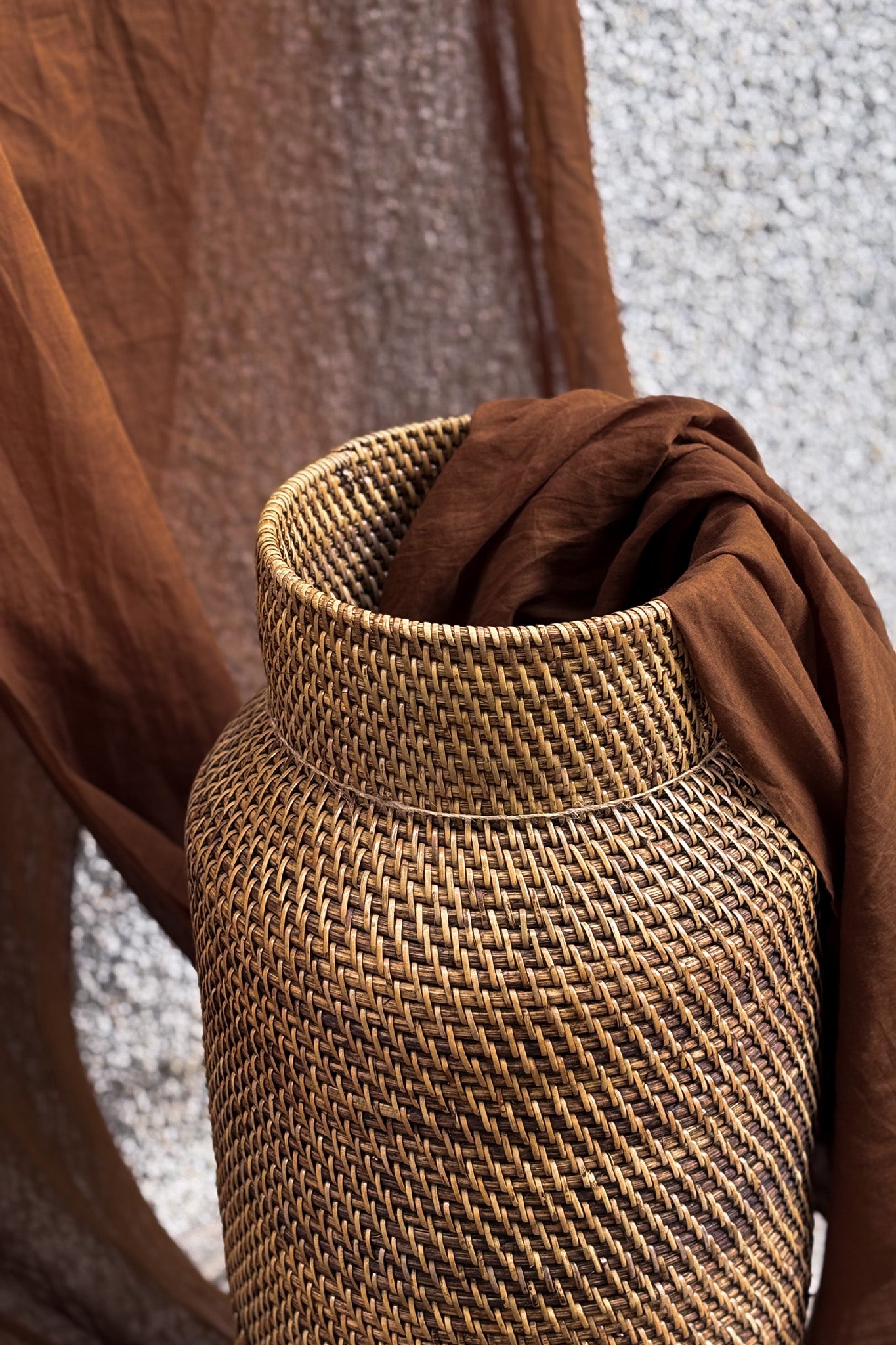 Midori Rattan Vase M