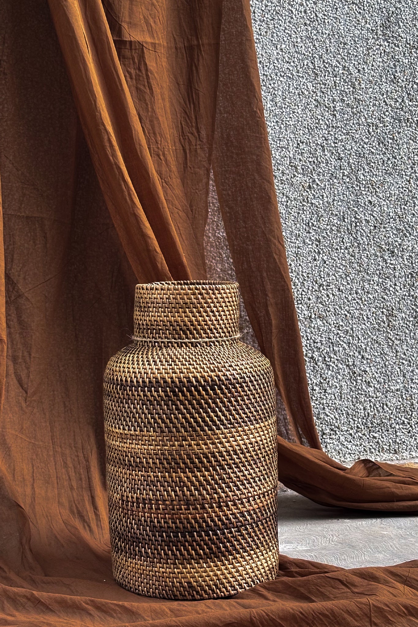 Midori Rattan Vase S