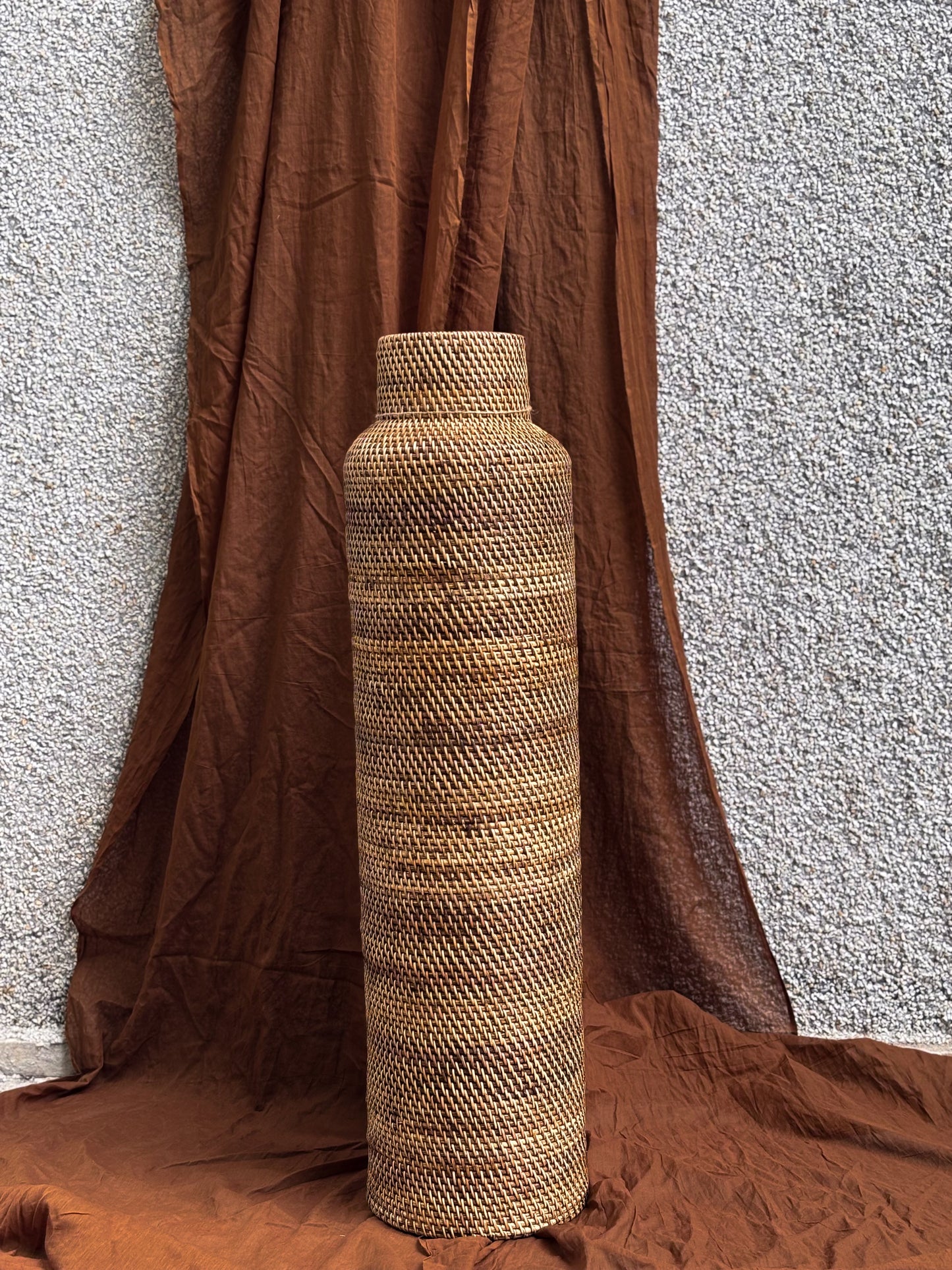 Midori Rattan Vase L