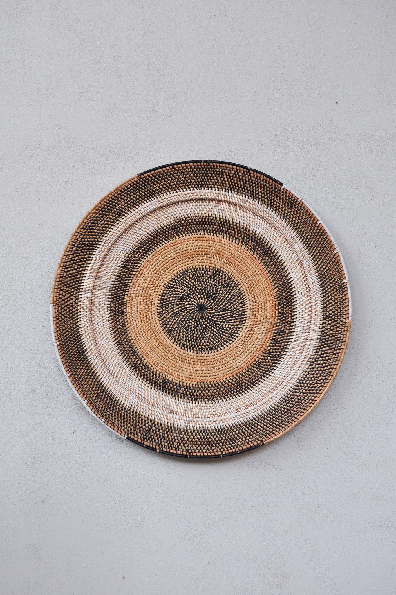 Midori Handwoven Rattan Wall Decor Plate