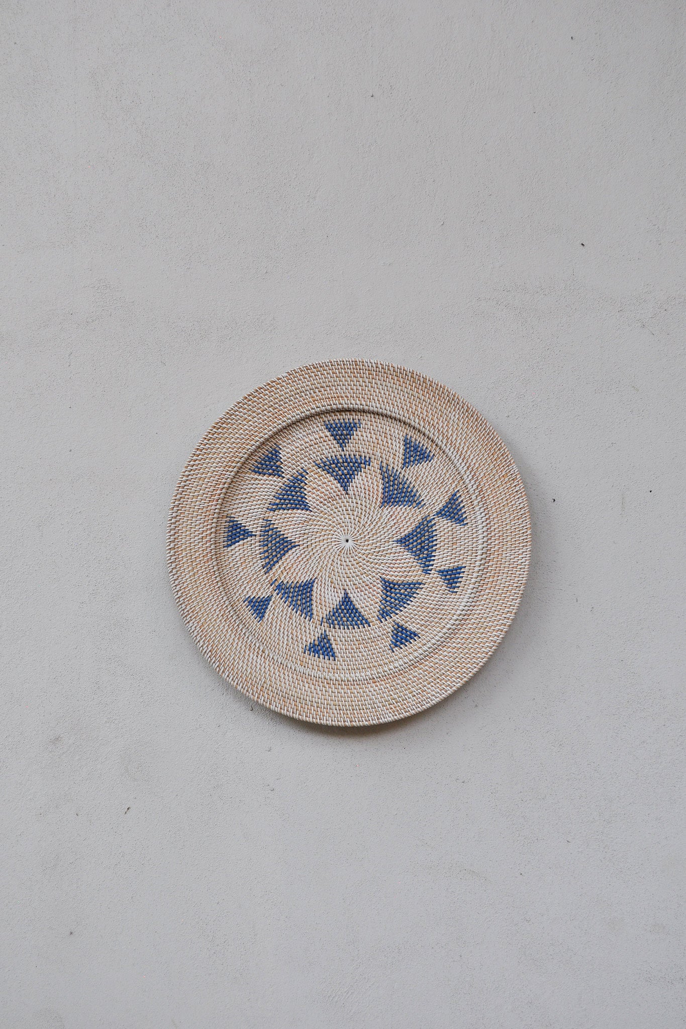 Midori Handwoven Rattan Wall Decor Plate
