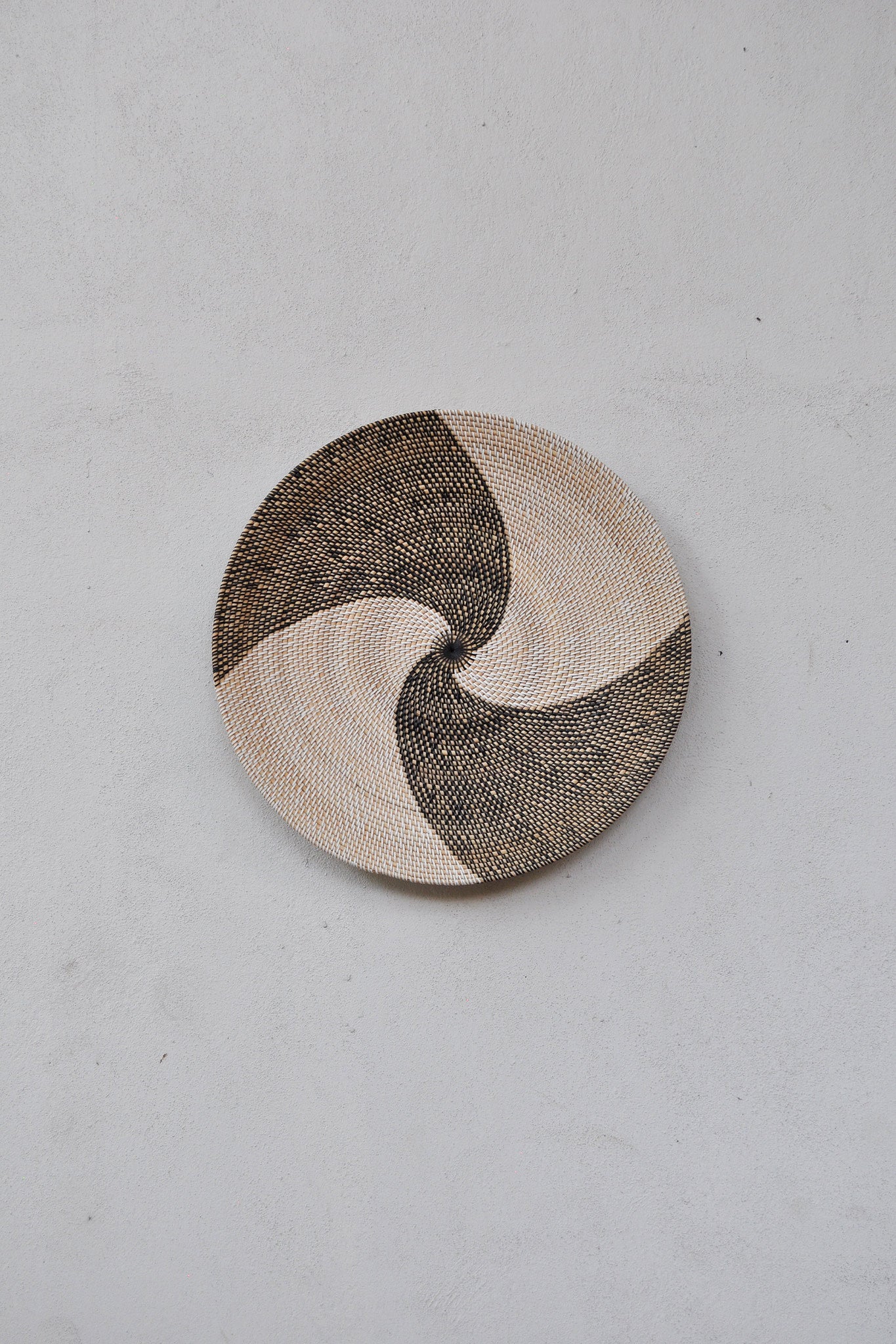 Midori Handwoven Rattan Wall Decor Plate