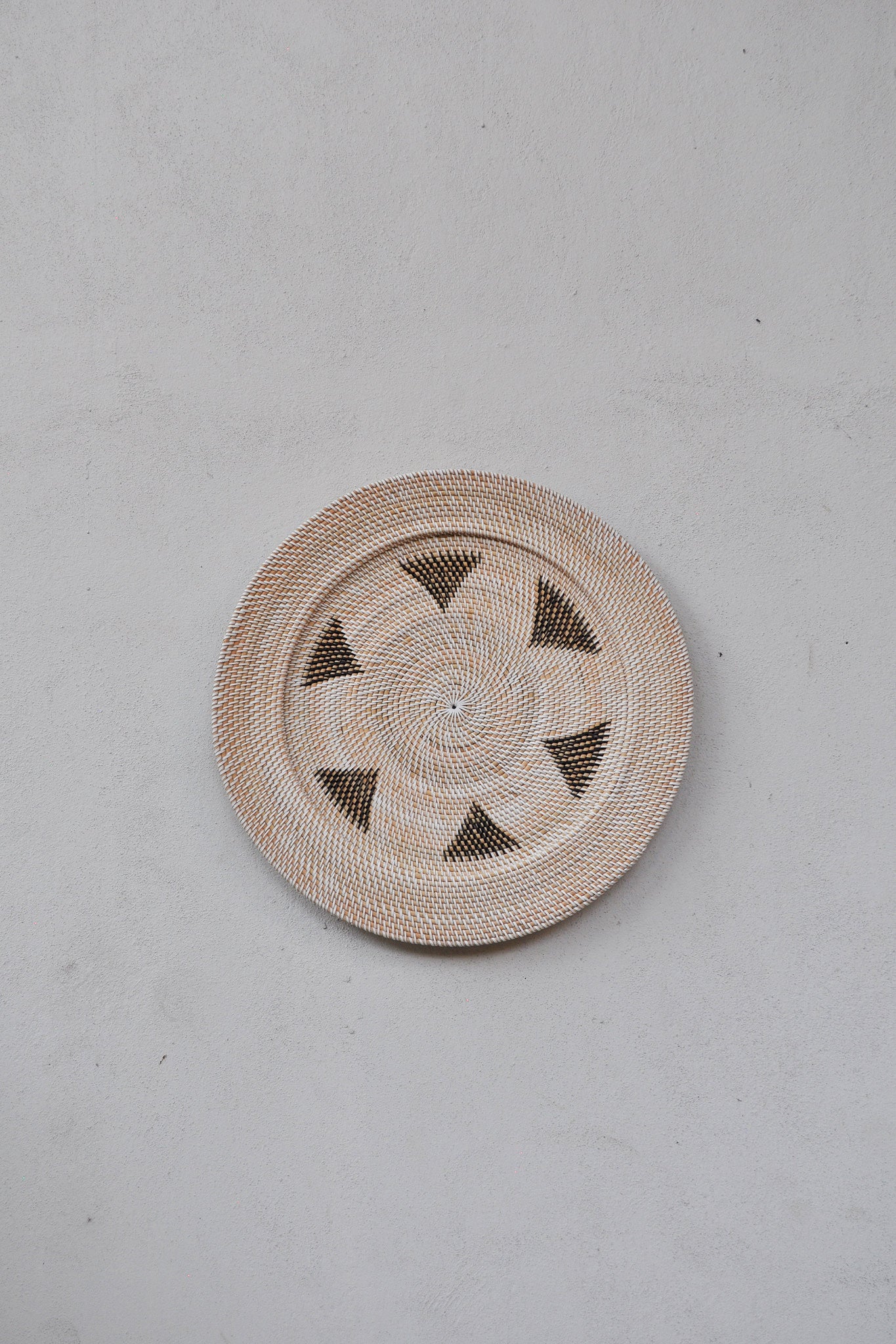 Midori Handwoven Rattan Wall Decor Plate