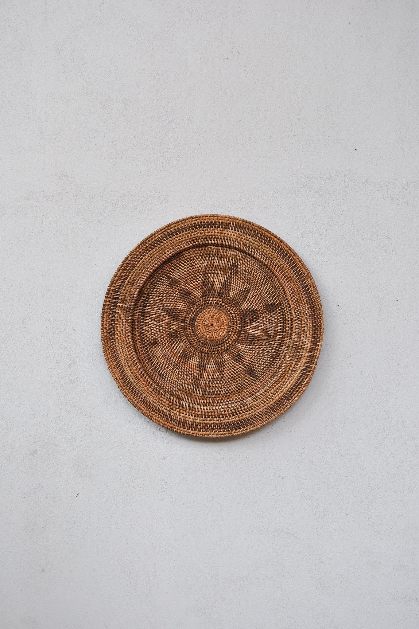 Midori Handwoven Rattan Wall Decor Plates