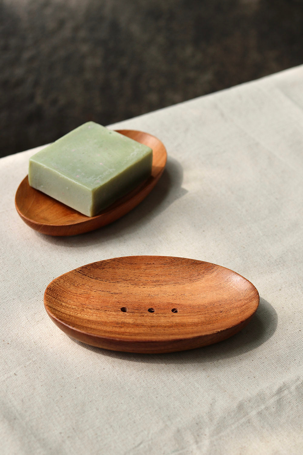 Sabunu Soap Tray in Neem Wood