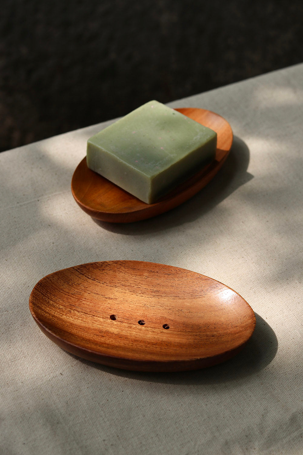 Sabunu Soap Tray in Neem Wood