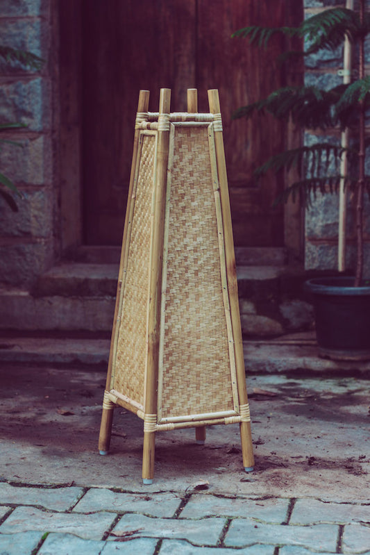 Golden woods Bamboo Floor Lamp (Natural)