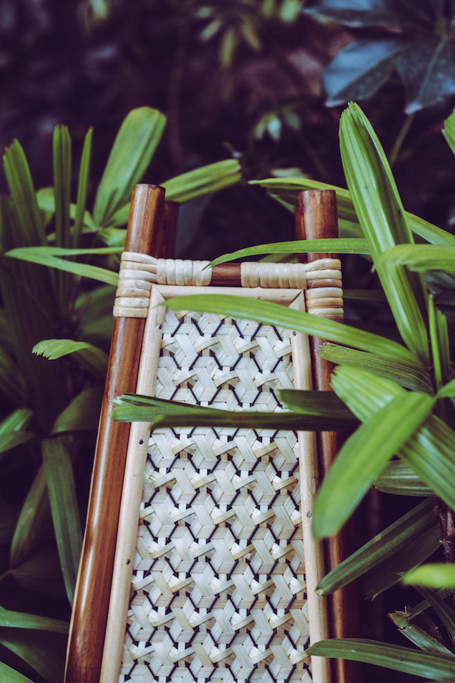 Golden woods Bamboo Floor Lamp (Walnut-Pineapple)