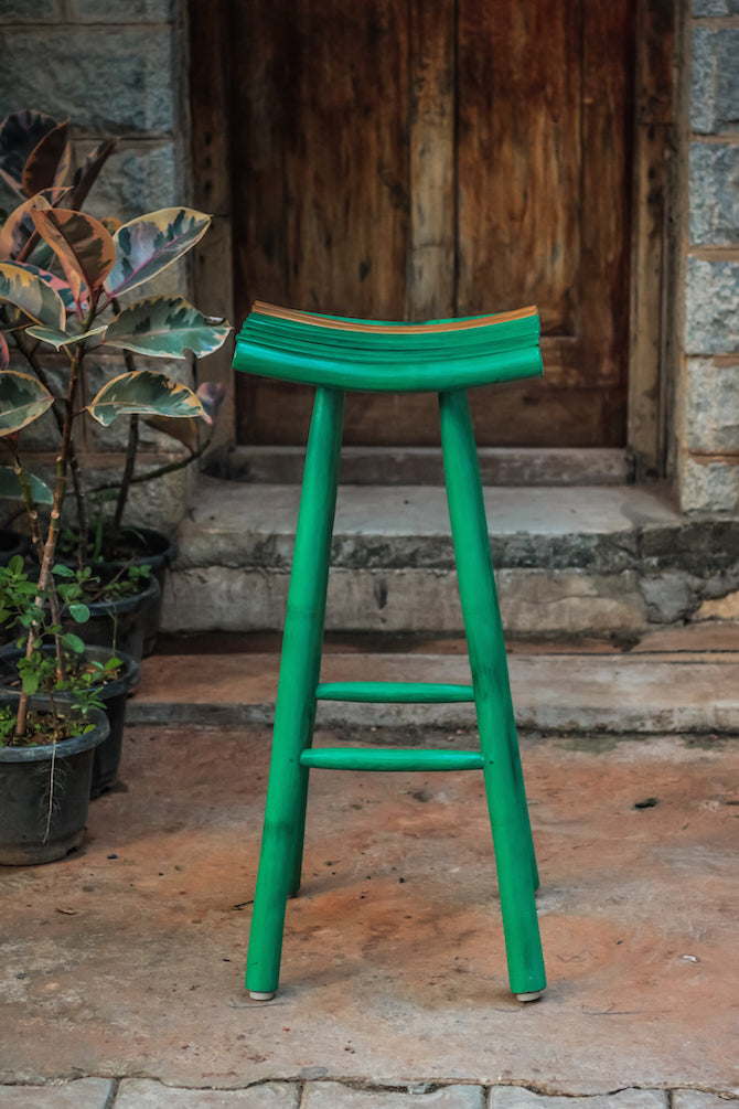 Madyam Bar Stool (Green)