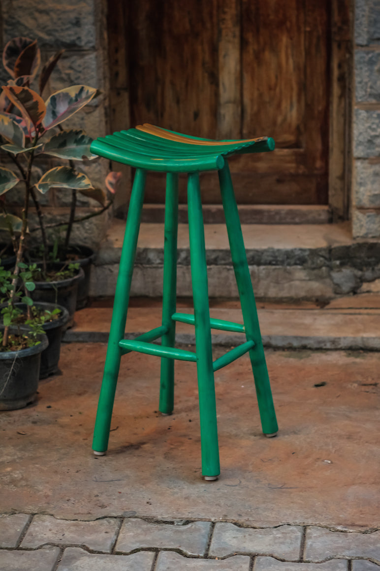 Madyam Bar Stool (Green)